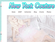 Tablet Screenshot of newyorkcouture.net
